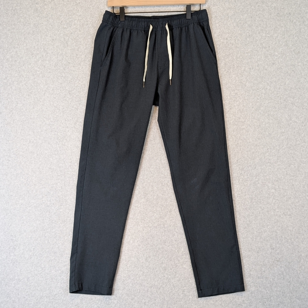 Fair Harbor One Pants Men's Medium Navy Stretch Lightweight Drawstring Beach